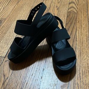 Crocs Brooklyn wedge sandals